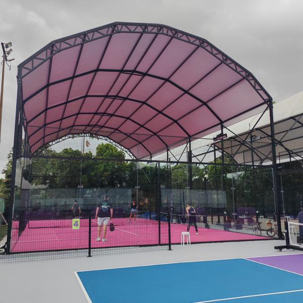 Padel court canopy