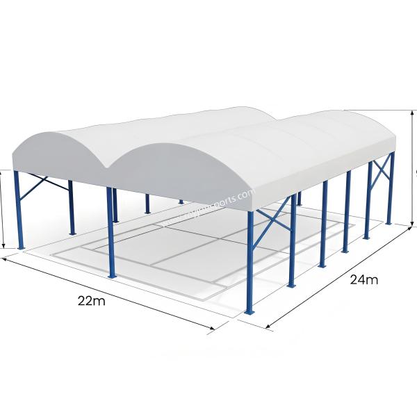 Double Padel Court Canopy