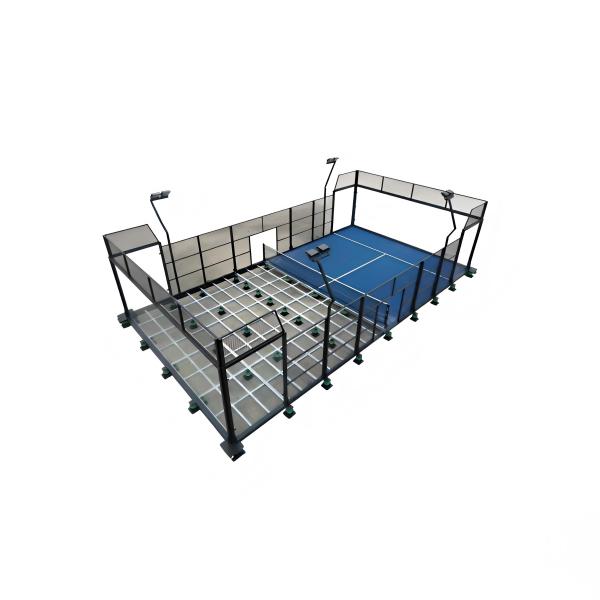 Foundation-Free Platform Padel Court